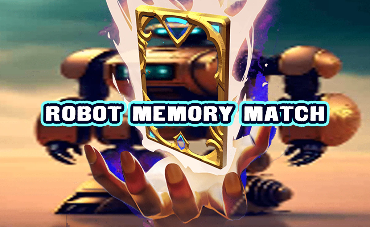 Play Robot Memory Match — free online Robots game