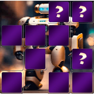 Robot Memory Match By Gamepix