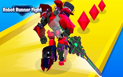 Robot Runner Fight game