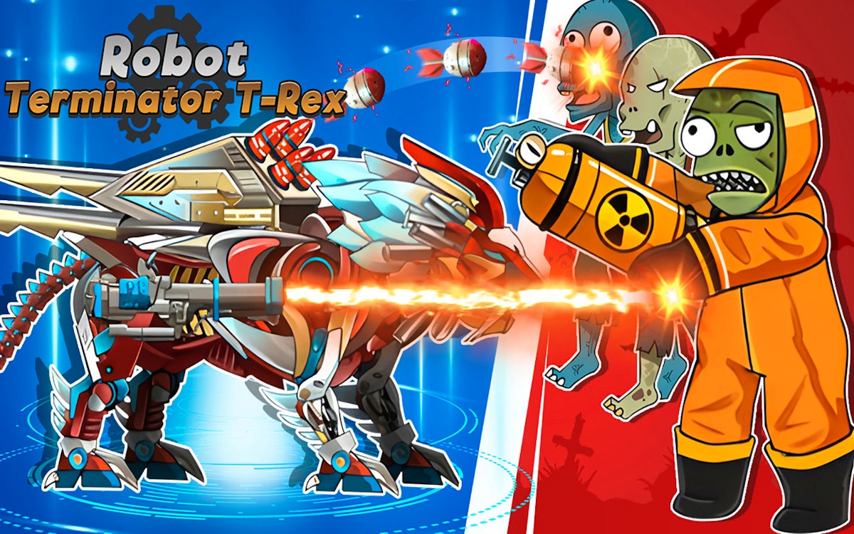 Robot Terminator T Rex 🕹️ Play Now on GamePix