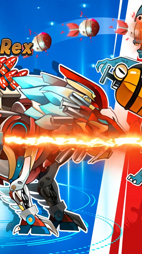 Robot Terminator T Rex