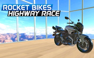 Rocket Bikes Highway Race game cover