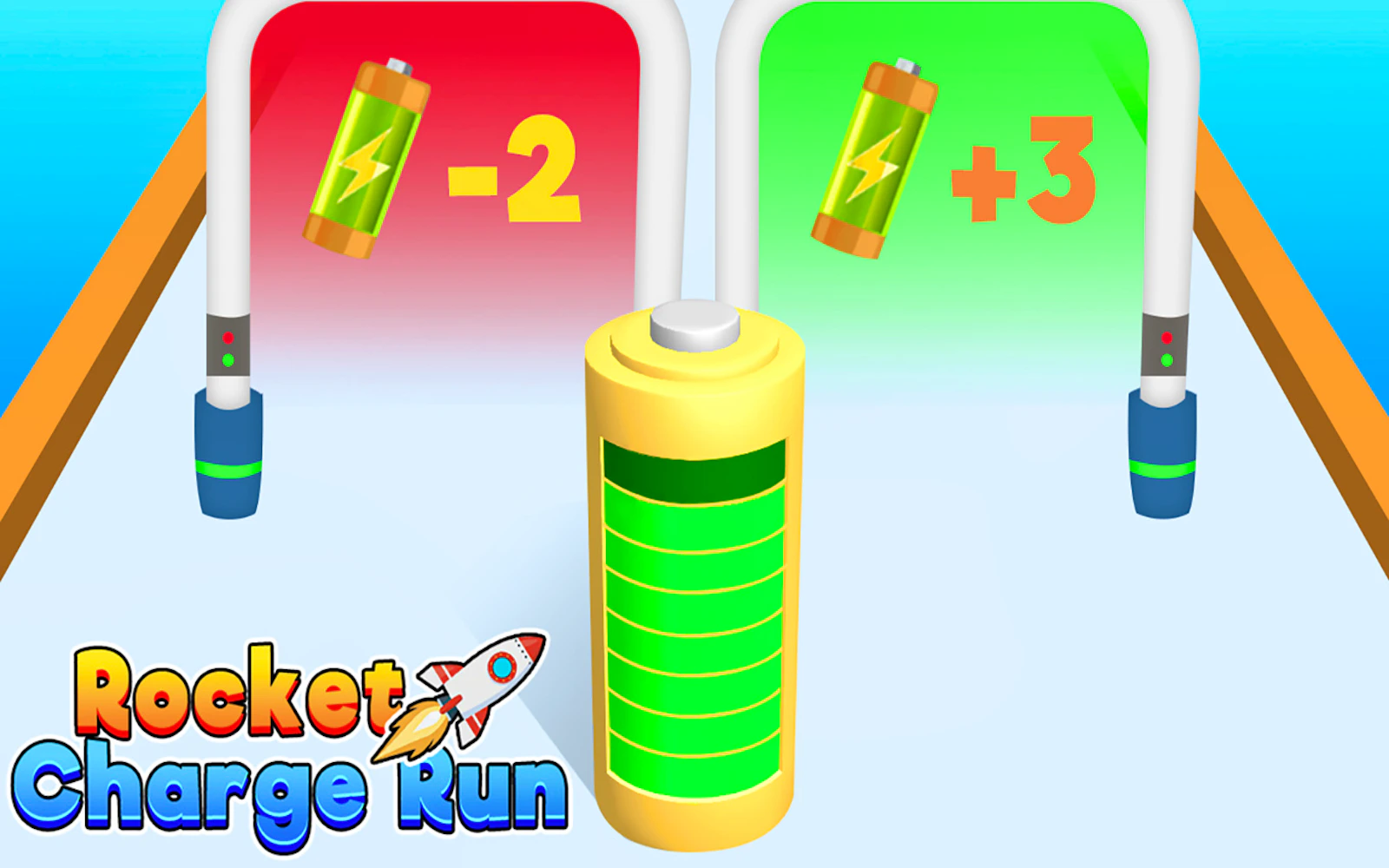 Rocket Charge Run — free online arcade game on Glaze Games