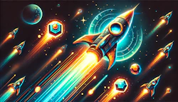 Rocket Launch And Blast