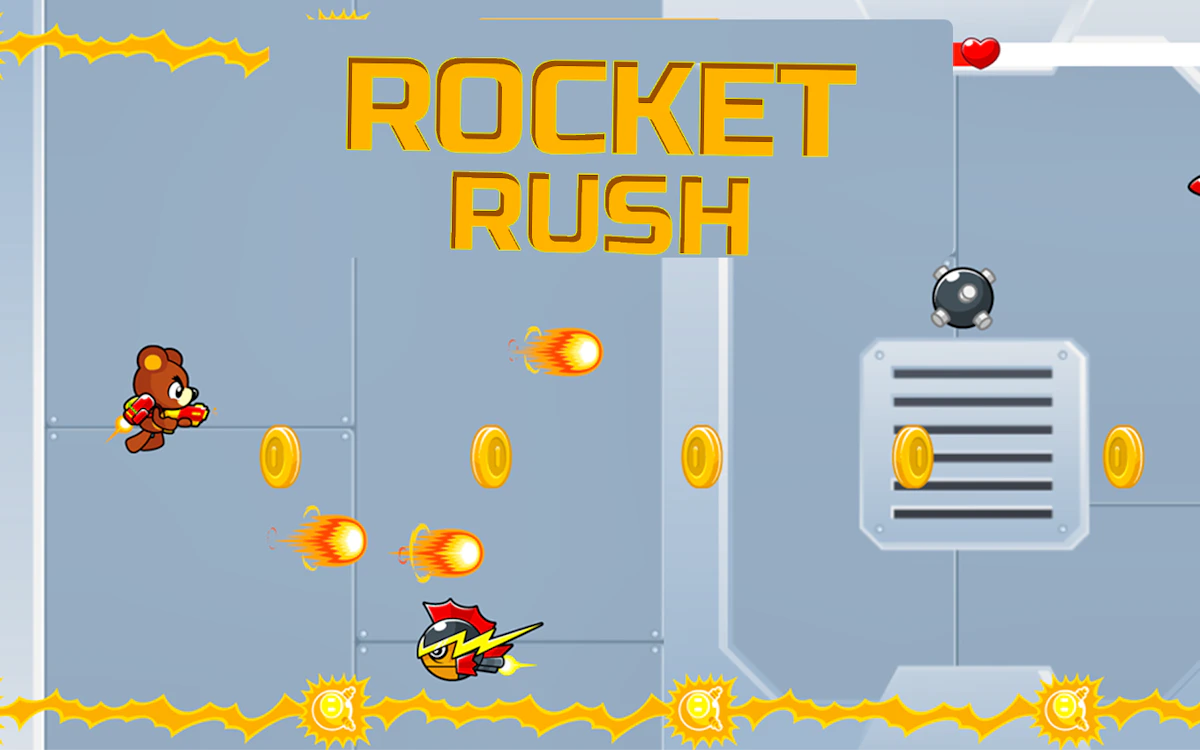 Play Rocket Rush — free online Shooter game