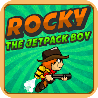 Rocky the Jetpack Boy By Gamepix