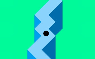 Rolling Ball ZigZag Game