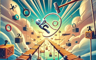 Rope Stick Hero game cover