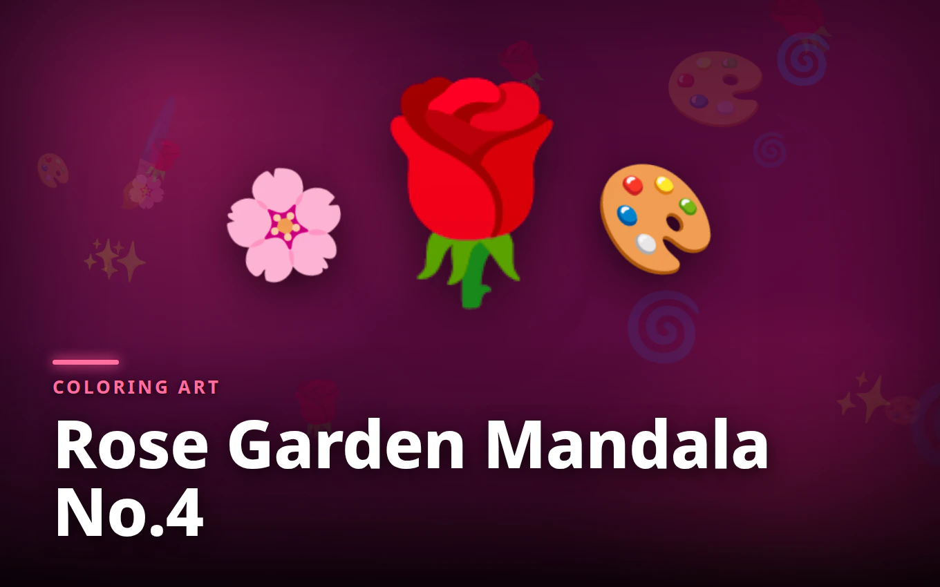 Rose Garden Mandala No.4