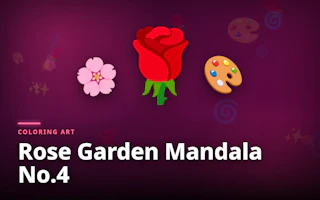 Rose Garden Mandala No.4