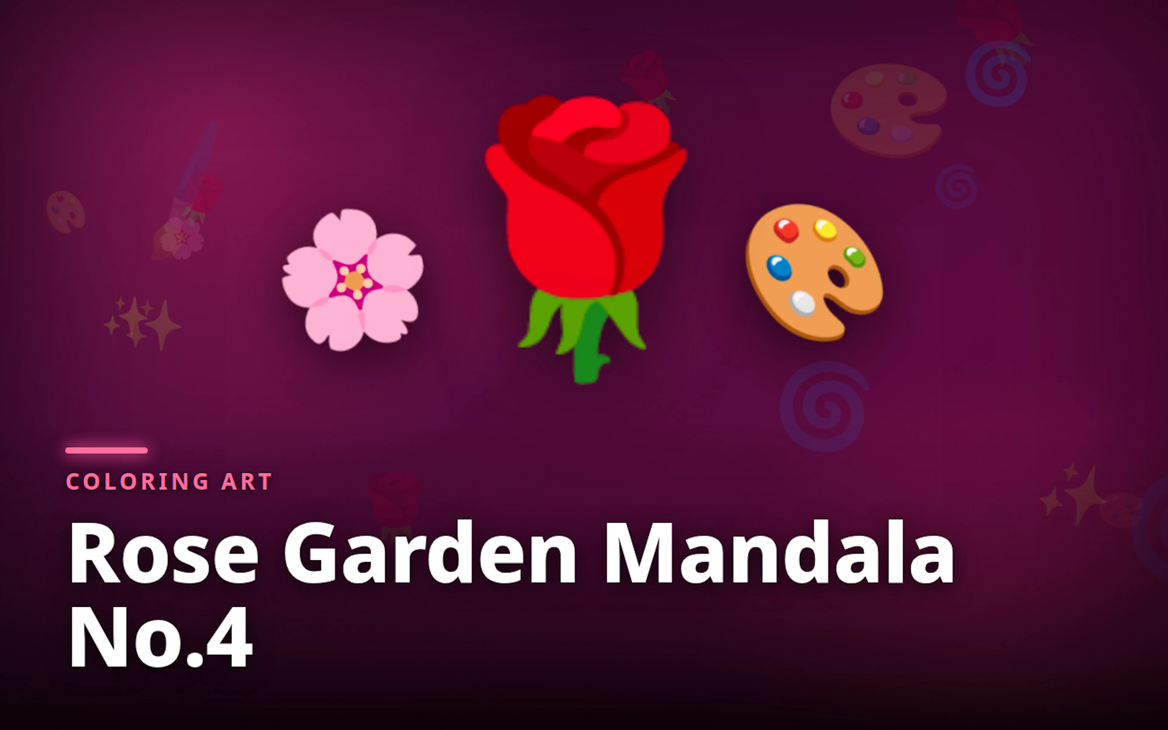 Rose Garden Mandala No.4