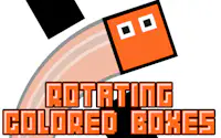 Rotating Colored Boxes