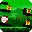 Rotating Santa banner