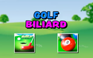 Golf And Biliard For Kids game cover