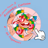 Round jigsaw Puzzle 2 - Assemble Cartoon