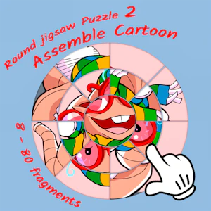 Round jigsaw Puzzle 2 - Assemble Cartoon Thumbnail
