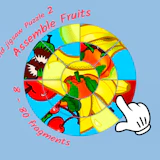 Round jigsaw Puzzle 2 - Assemble Fruits