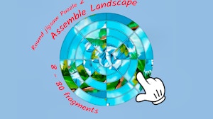 Image for Round jigsaw Puzzle 2 - Assemble Landscape