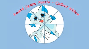 Image for Round jigsaw Puzzle - Collect Kitten