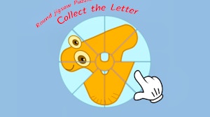 Image for Round jigsaw Puzzle - Collect the Letter