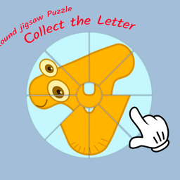 Round jigsaw Puzzle - Collect the Letter Online puzzle Games on taptohit.com