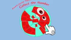 Image for Round jigsaw Puzzle - Collect the Number