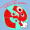 Round jigsaw Puzzle - Collect the Number banner