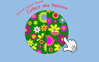 Round jigsaw Puzzle - Collect the Pattern