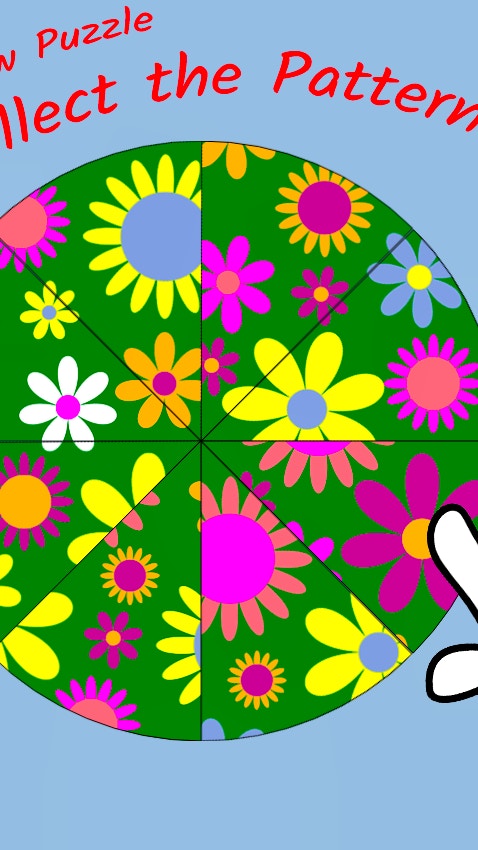 Round jigsaw Puzzle - Collect the Pattern