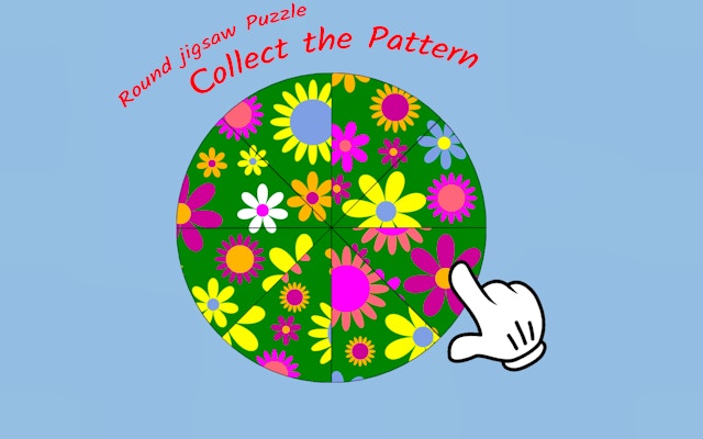 Round Jigsaw Puzzle Collect The Pattern