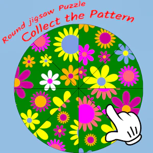 Round jigsaw Puzzle - Collect the Pattern Thumbnail