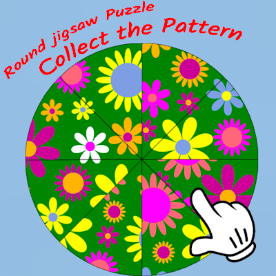 Round jigsaw Puzzle - Collect the Pattern By Gamepix