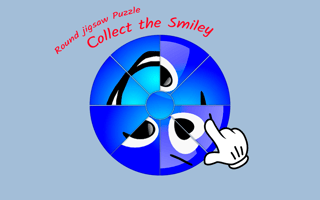 Round Jigsaw Puzzle - Collect The Smiley game cover