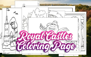 Royal Castles Coloring Page game cover