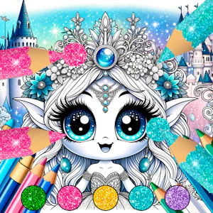 Royal Castles Coloring Page Thumbnail