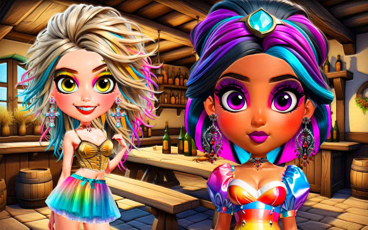 Play Royal Rebellion Punk Magic — free online Dress Up game