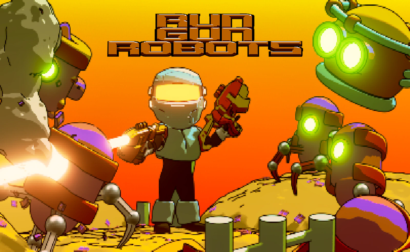 Run Gun Robots — free online action game on Glaze Games