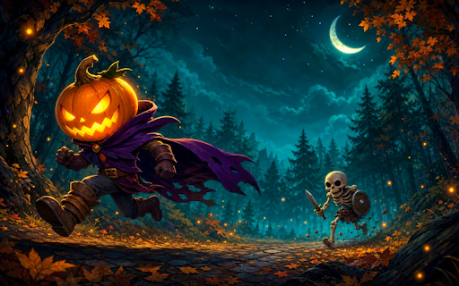 Running Pumpkin