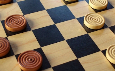 Russian Checkers game