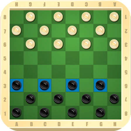 Russian Draughts game thumbnail