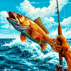 Russian Fishing at Sea Thumbnail