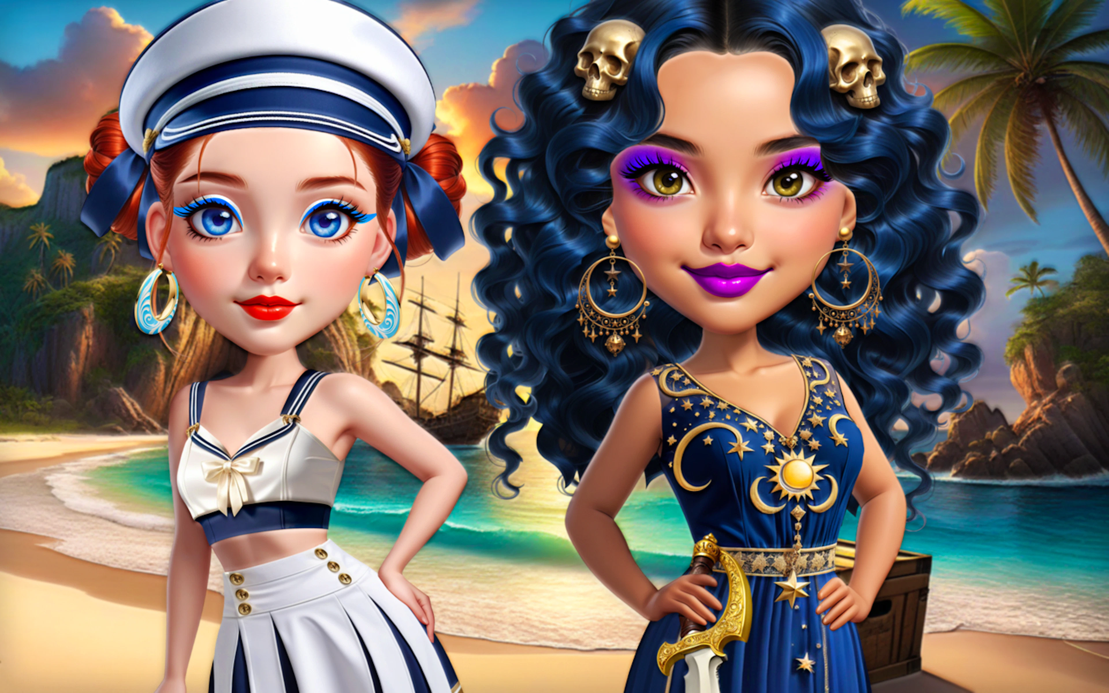 Sailor Chic vs Pirate Charm
