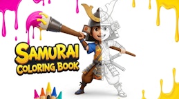 Samurai Coloring Book