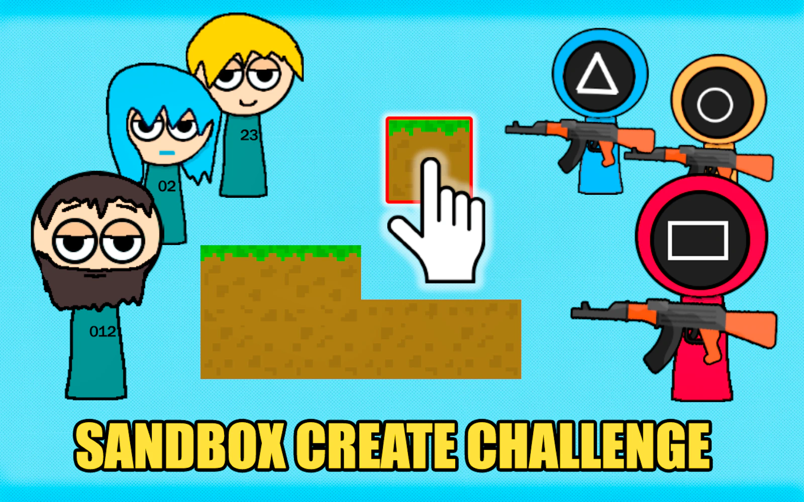 Sandbox Create Challenge — free online arcade game on Glaze Games