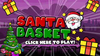Santa Basket game cover