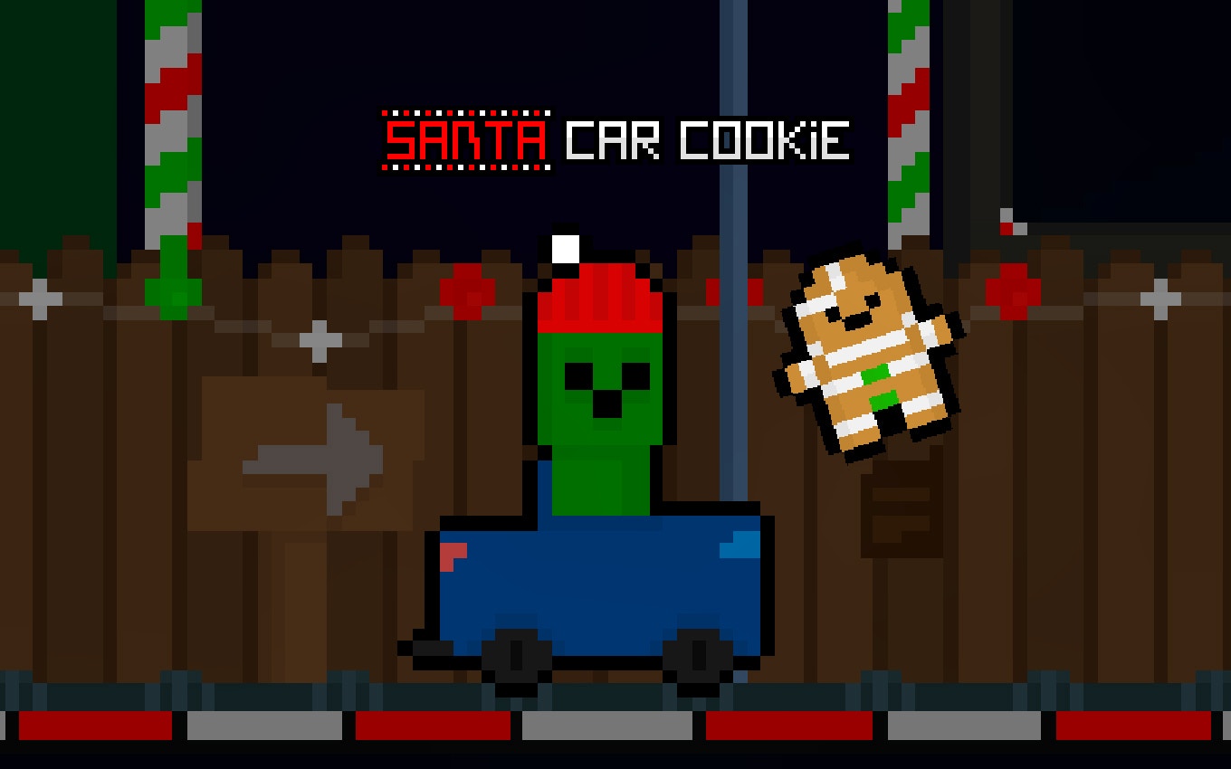 Santa Car Cookie