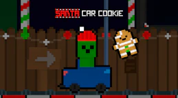 Santa Car Cookie