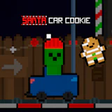 Santa Car Cookie