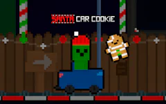 Santa Car Cookie
