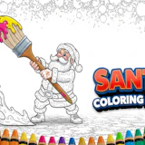 Santa Coloring Book